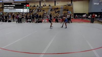 157 lbs Semifinal - Levi Johnson, Iowa Central Community College vs Michael Myers, Iowa Central Community College