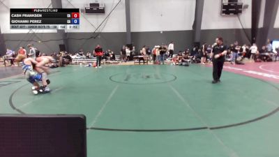 Junior Boys FS - 138 lbs Cons. Round 2 - Cash Franksen, CA vs Giovanni Perez, CA