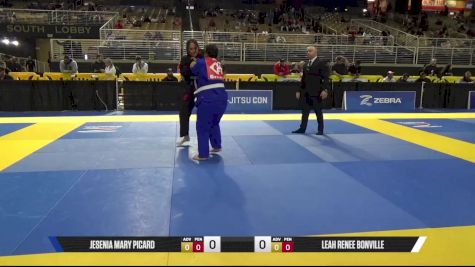 Leah Renee Bonville vs Jesenia Mary Picard 2025 Pan Jiu Jitsu IBJJF Championship