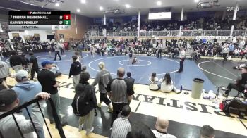 106 lbs Semifinal - Tristan Mendenhall, Post Falls vs Karver Peasley, Gonzaga Prep