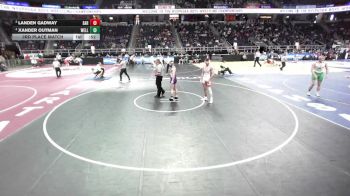 II-175 lbs 3rd Place Match - Landen Gadway, Saranac vs Xander Outman, Wellsville