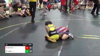 56 lbs Round 4 (6 Team) - Brayden Lopez, ARES Black vs Rocklin Sumner, Missouri Gold