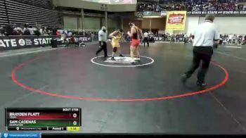 3A 285 lbs Semifinal - Sam Cadenas, Hermiston vs Brayden Platt, Yelm