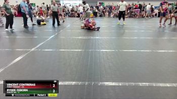 165 lbs Round 2 (6 Team) - Vincent Contreras, Funky Monkey vs Ryder Osborn, Eagles WC
