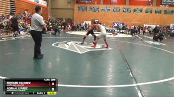 165 lbs Cons. Semi - Edward Ramirez, Santa Ana College vs Adrian Juarez, Bakersfield College