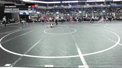 97.6-107.2 lbs Round Of 16 - Teja Bradley, Adrian Blackhawks Wrestling vs Damaris Vargas, Cstc