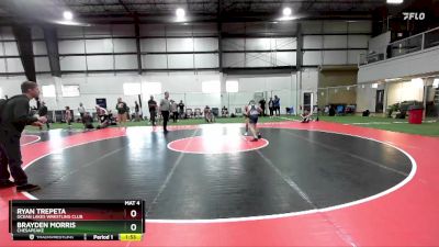 100 lbs Quarterfinal - Ryan Trepeta, Ocean Lakes Wrestling Club vs Brayden Morris, Chesapeake