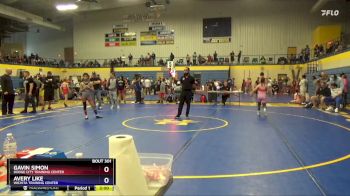 87 lbs Round 3 - Haley Zabel, Dodge City Training Center vs Journey Carney, Colby Kids Wrestling Club