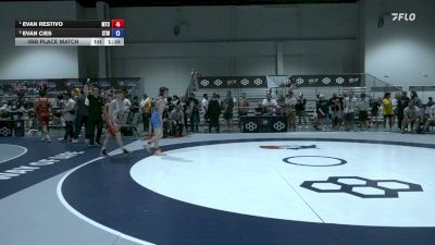 51 kg 3rd Place Match - Evan Restivo, M2 Training Center vs Evan Cies, Steller Trained Wrestling