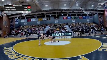 141 lbs Quarterfinal - Luke Kunath, Belmont Abbey vs Frank Bianco, Coker