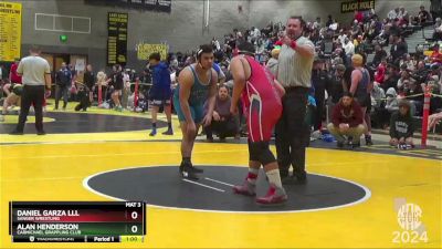 205 lbs Cons. Round 3 - Daniel Garza Lll, Sanger Wrestling vs Alan Henderson, Carmichael Grappling Club