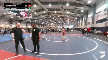 126 lbs Champ. Round 1 - Shelby Coyle, Amped Wrestling Club vs Hailey Bonney, NB Elite Wrestling Club