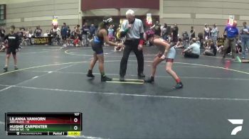 107 lbs Round 5 (6 Team) - Lilanna VanHorn, Ares Black vs Hughie Carpenter, Foxfire WC