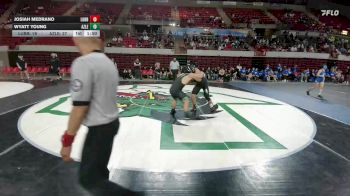 190 lbs Round 3 - 2nd Wrestleback And Semi-finals(16 Team) - Josiah Medrano, Lubbock vs Wyatt Young, Azle