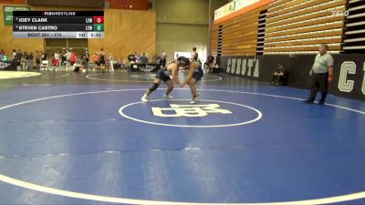 174 lbs Cons. Semi - Steven Castro, Lemoore College vs Joey Clark, Lemoore College