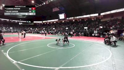 70 lbs Champ. Round 1 - Camden Porter, NBHA vs Elliot Zapior, HHY1