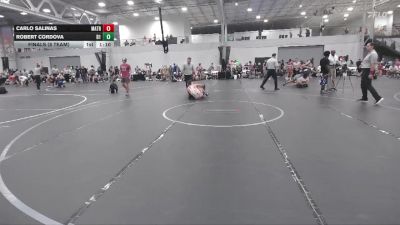 126 lbs Finals (8 Team) - Carlo Salinas, Mat Assassins Red vs Robert Cordova, Division-1
