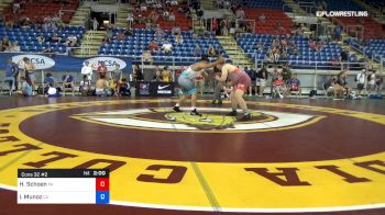 285 lbs Cons 32 #2 - Harrison Schoen, Pennsylvania vs Ivan Munoz, California