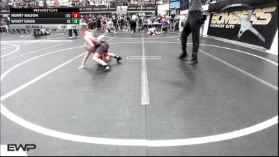 64 lbs Rr Rnd 1 - Henry Mason, Lexington Wrestling Club vs Wyatt Davis, Del City Little League Wrestling