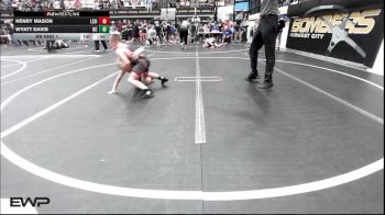64 lbs Rr Rnd 1 - Henry Mason, Lexington Wrestling Club vs Wyatt Davis, Del City Little League Wrestling