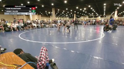 113 lbs Quarterfinal - Zane Blanchard, Predator Wrestling vs Kenny Villon, Elevation Wrestling Club