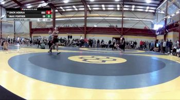 165 lbs Champ. Round 3 - Max Fortier, University (WV) vs Zack Aquila, Brecksville
