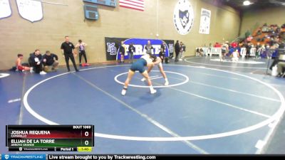 126 lbs Quarterfinal - Elijah De La Torre, Arroyo Grande vs Joshua Requena, Camarillo