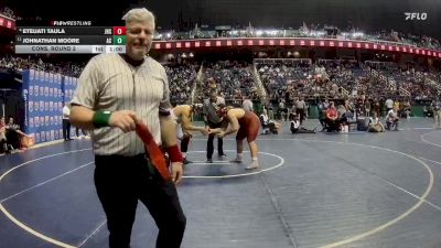 3A 285 lbs Cons. Round 2 - Johnathan Moore, Ashbrook High School vs Eteuati Taula, Jacksonville High School