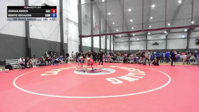 Junior FS - 126 lbs Cons. Semis - Joshua Enoch, COBRA ALL-STARS / Cobra Wrestling Systems LLC vs Benito Escalera, CNWC Concede Nothing Wrestling Club