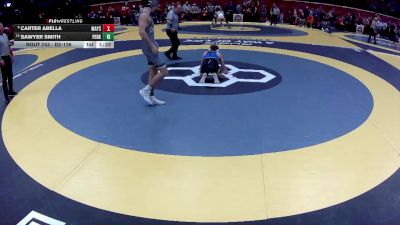 D2-126 lbs Quarterfinal - Sawyer Smith, Perkins vs Carter Abella, Maysville