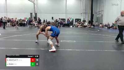 126 lbs Round 4 (8 Team) - SAM BARTLETT, RedNose vs Jake Nieto, Savage WA White