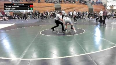 150 lbs Quarterfinal - Elisha Hosseini, Scripps Ranch vs Gabe Santo, Rancho Bernardo
