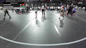 65 lbs Semifinal - Alana Rohel, Iron Horse vs Payton Porrino, Fiwc