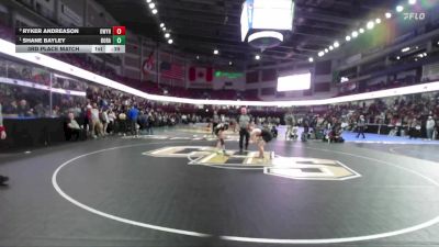 120 lbs 3rd Place Match - Shane Bayley, Borah vs Ryker Andreason, Owyhee