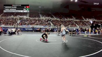 126-D2 Champ. Round 1 - Taizly Newman, Round Valley High School vs Morgan Allred, Willcox High School