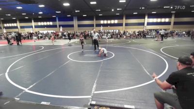 64 lbs Quarterfinal - Zoe Rose Thomas, Peterson Grapplers vs Elle Collier, Mad Dawg WC