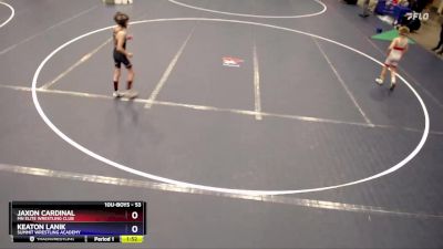 53 lbs Round 5 - Jaxon Cardinal, MN Elite Wrestling Club vs Keaton Lanik, Summit Wrestling Academy