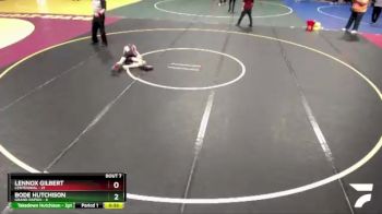 70 lbs Semis & 1st Wrestleback (8 Team) - Bode Hutchison, Grand Rapids vs Lennox Gilbert, Centennial