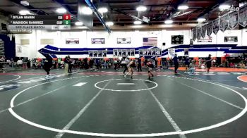 110 lbs 3rd Place Match - Dylan Marin, Centennial (Corona) vs Madison Ramirez, Chaparral