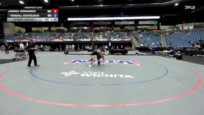 131 lbs Champ. Round 2 - Kendall Bostelman, William Penn vs Andrea Hernandez, Indiana Tech