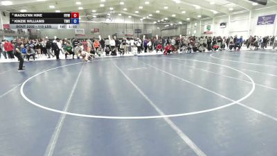 115 lbs Quarters - Madilynn Hine, Fitness Fight Factory Wrestling Club vs Kinzie Williams, Team Idaho Wrestling Club