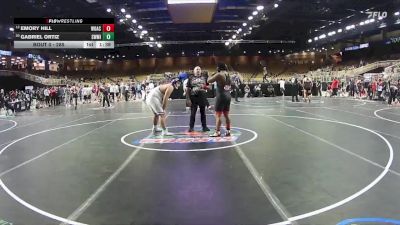 285 lbs Champ. Round 2 - Emory Hill, Woodward Academy vs Gabriel Ortiz, Southwest Miami