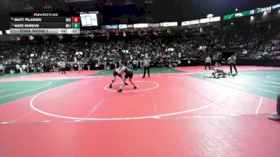 164 lbs Cons. Round 3 - Nate Shreve, MFJ3 vs Matt Pilarski, BKV1