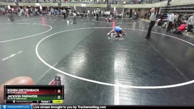 112 lbs Cons. Round 3 - Kohen Dietzenbach, DC Elite Wrestling vs Jackson Parmater, DC Elite Wrestling