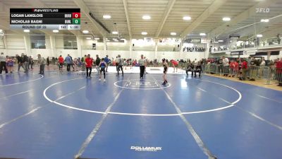 69 lbs Round Of 32 - Logan Langlois, Burrillville Lightning vs Nicholas Bagni, Burlington