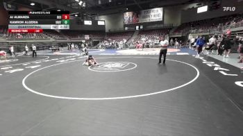 133 lbs Quarterfinal - Aj Almanza, Barton Community College vs Kamron Algeria, Unattached