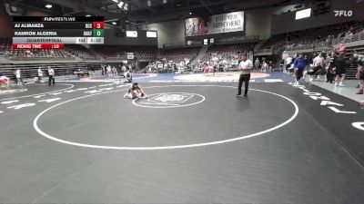 133 lbs Quarterfinal - Aj Almanza, Barton Community College vs Kamron Algeria, Unattached