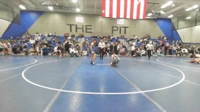 105 lbs Cons. Semi - Emma Cantu, Soaring Eagle Wrestling Club vs Lanelle Sharp, Uintah Girls Wrestling Club
