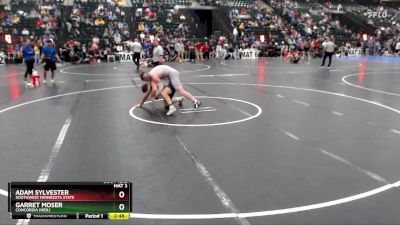 184 lbs Cons. Round 2 - Garret Moser, Concordia (Neb.) vs Adam Sylvester, Southwest Minnesota State