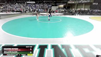 56 lbs Semifinal - DeAndre Romero, Victory Wrestling-Central WA vs Benjamin Glahn, Ellensburg Wrestling Club